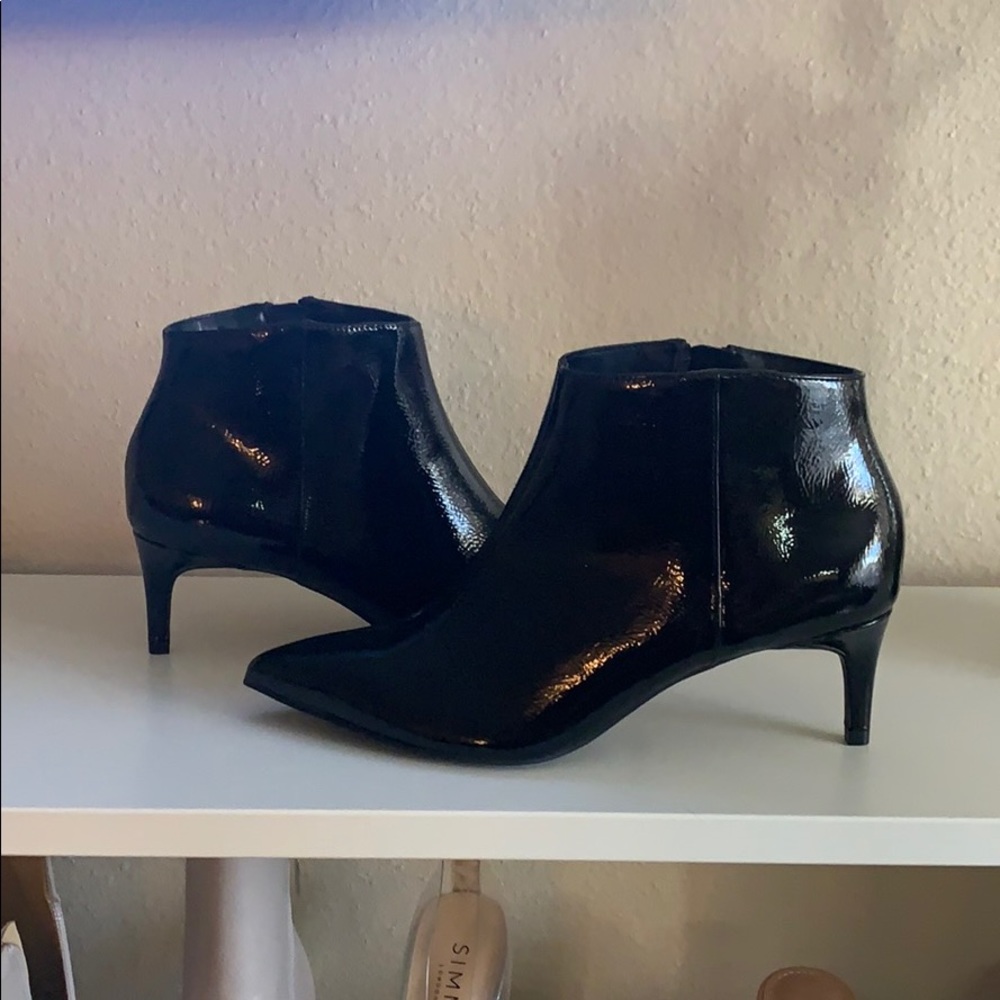 A New Day patent booties